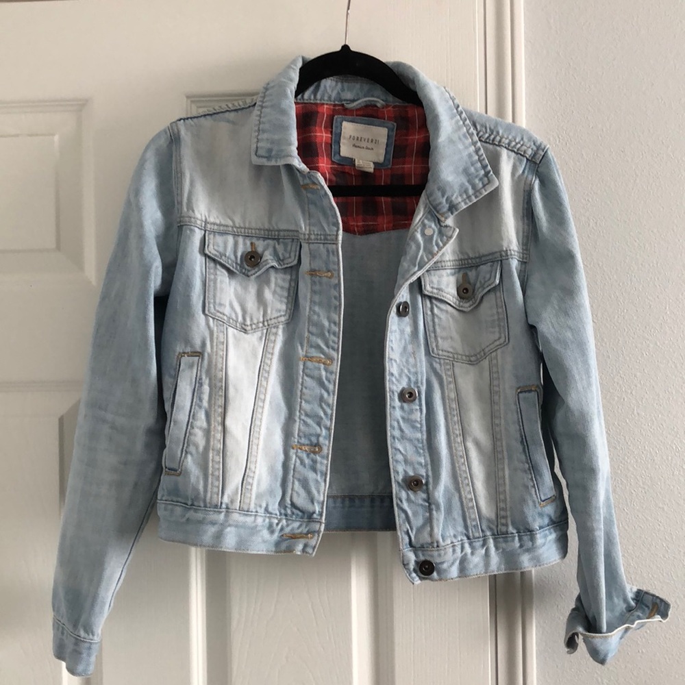 Forever 21 Cropped Studded Jacket
